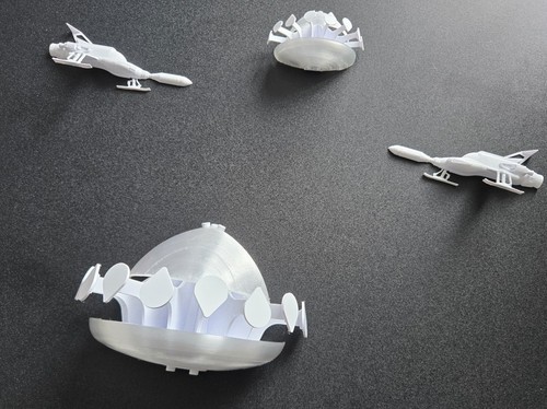 Printed half model shado - 3d,
