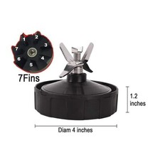 7 Fins Extractor Cross Blade