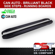 FITS MERCEDES VITO BRILLIANT SIDE STEPS RUNNING BOARDS 03-14 15> LONG BLACK