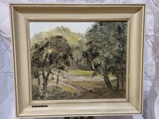 The Green Wood – Signed M. Flynn – Original Irish Oil Painting on Canvas –...