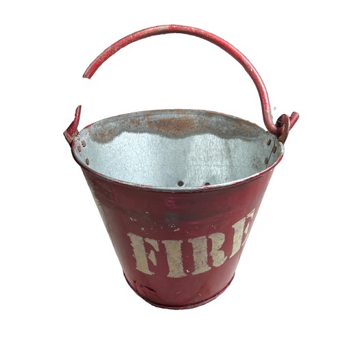 Vintage red metal fire - vintage,