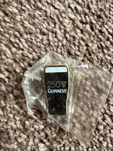 Guinness pint 250 years pin - guinness,