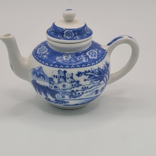 Porcelain art miniature teapot - art,