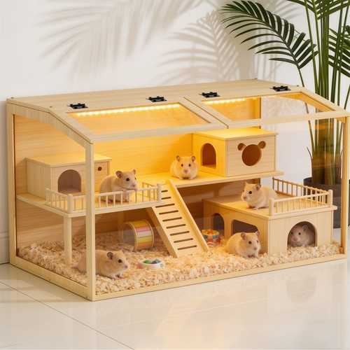 Large chewproof hamster cage - hamster,