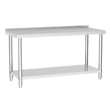 Stainless Steel Commercial Catering Table Work Bench Food Prep Kitchen Shelf UK