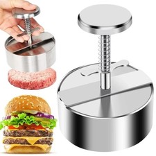 Non-Stick Burger Press Hamburger Maker Patty Mold DIY Adjusted Stainless Steel
