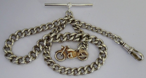 Antique solid silver - , pocket