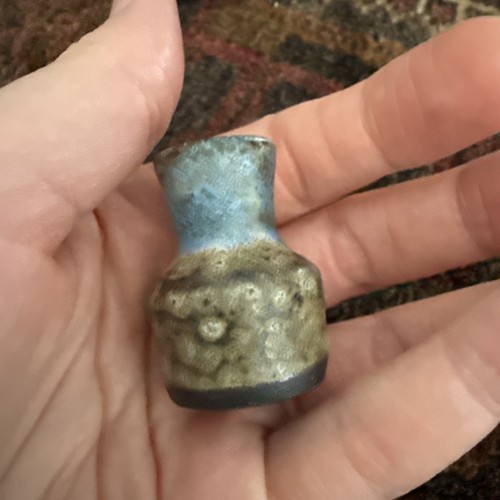 Vintage mini flower clay pot - vintage,