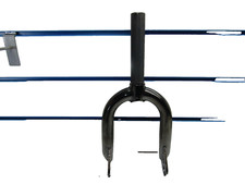 MINI ROCKER BMX FORKS SMOKED GLOSS BLACK CUSTOM BIKE TRICK CYCLE SKATE PARK