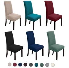 Dining Chair Seat Covers Slip Banquet Home Protective Stretch Removable Cover