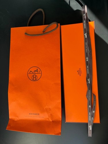 Hermes empty tie box with - empty,