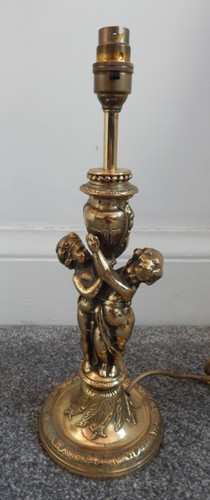 Vintage brass cherub table - vintage,