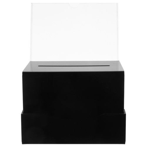 Set black acrylic donation - 1,
