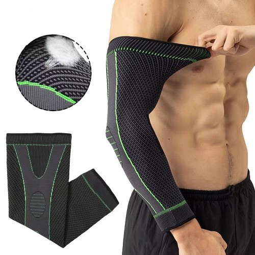 Green grey elbow pads nylon - grey,