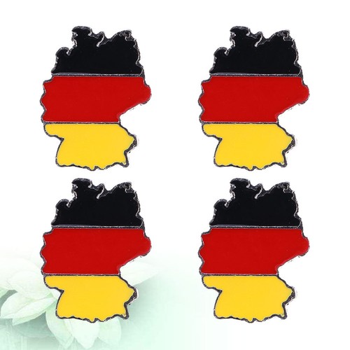 4pcs fashion alloy - clips, flag