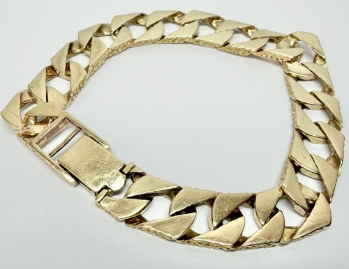 9ct yellow gold curb - gold,
