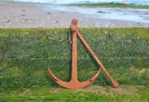 Boat anchor fisherman - anchor, fisherman's