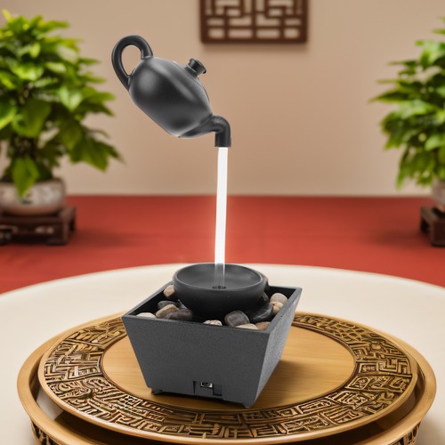 Hot floating teapot - floating,