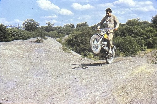 Vintage photo slide 1971 dirt - vintage,