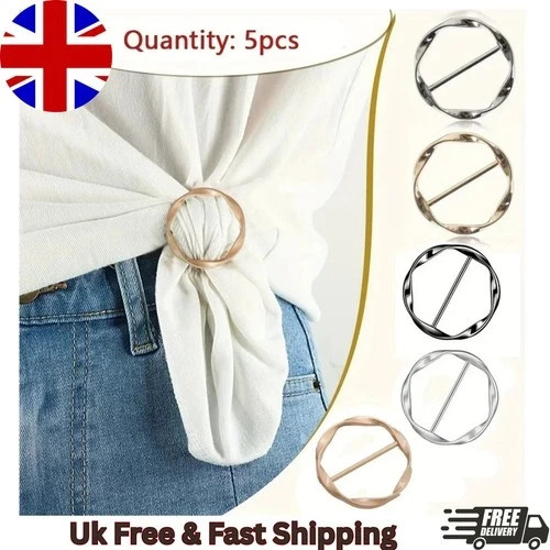 5pcs metal scarf ring - ring, clips