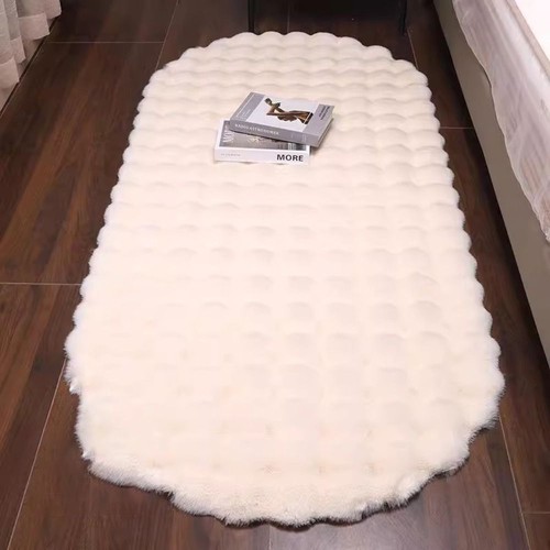 Fluffy bedside rugs anti - anti, slip
