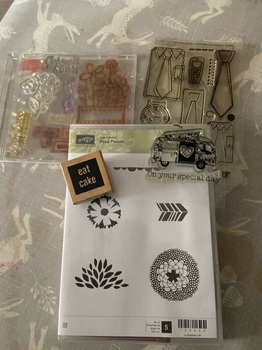 Stampin rubber stamps - up,