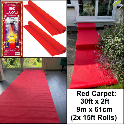 30ft red carpet vip - carpet, floor