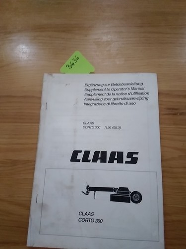 Claas corto 300 drum - drum, mower