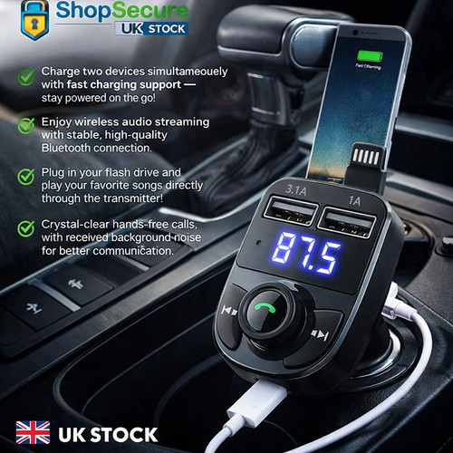 Bluetooth transmitter car - bluetooth, fm