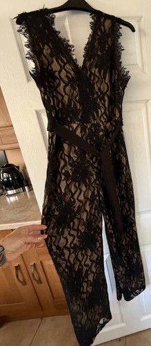 Prettylittlething black lace - black,