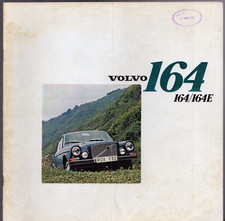 Volvo 164 & 164 E 1972-1973 UK Market Sales Brochure