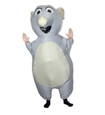 Inflatable Funny Mouse Costume Suit For Halloween Cosplay Party - Adult Size