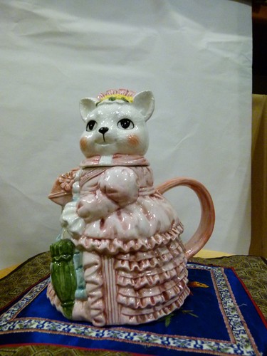 Vintage lady cat - vintage,