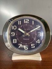 Westclox Baby Ben Alarm Clock Vintage 60s 70s MCM Works Retro Kitsch Rare Kitsch