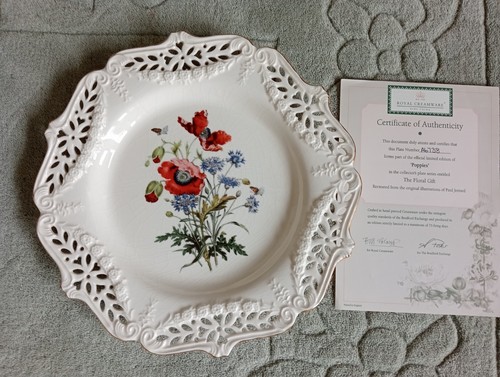 Royal creamware floral gift - creamware,