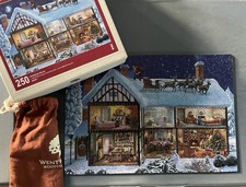 WENTWORTH Christmas House jigsaw - 250 pieces. Used but puzzle, bag & box in vgc