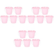  15 pcs Tinplate Flower Bucket Mini Plants Bucket Flower Pot Flower Holder for