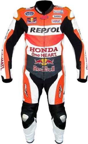 Racing motorbike leather suit - motorbike,