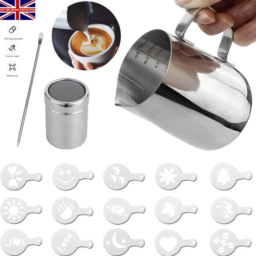 Stainless steel milk jug - steel,