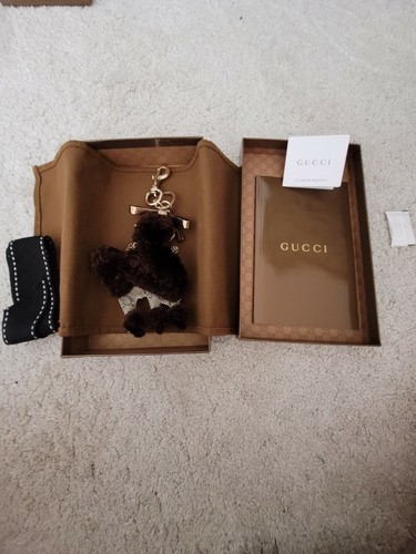 Gucci dog keyring - gucci, keyring/bag