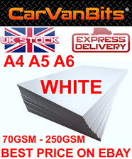 A4 A5 A6 SIZE WHITE CRAFT DECOUPAGE CARD MAKING STOCK PAPER PRINTER MATT WHITE