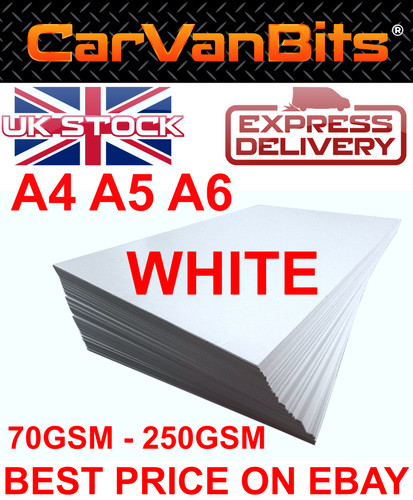 Size white craft - a4,