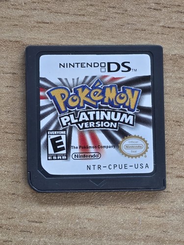 Pokémon platinum version - platinum,