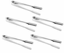 5 Pk 7” Ice Tongs Stainless