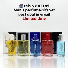5x 100ml Men’s perfume Eau