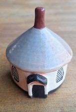 Vintage Mudlen End Pottery Miniature Round House 24 T - Free Delivery