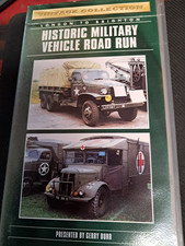 HISTORIC MILITARY VEHICLE ROAD RUN. VHS TAPE IN VERY GOOD CONDITION. SEE PICS