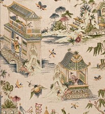 Thibaut Curtain Fabric 'GRAND