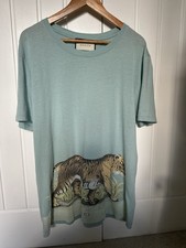 Gucci Tiger Print Gradient T Shirt