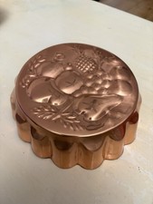 vintage copper mold jello